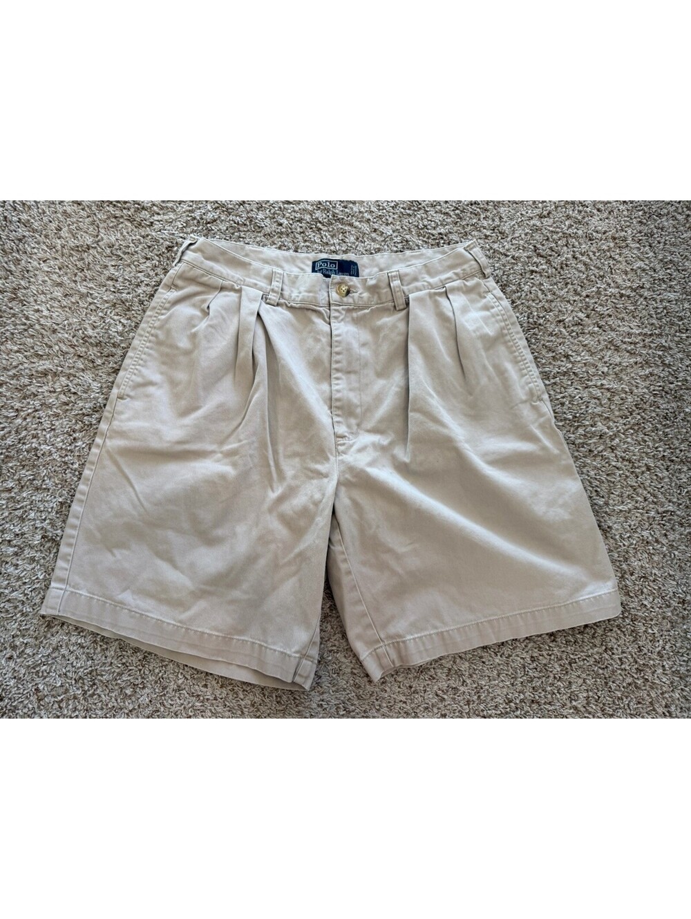 Polo Ralph Lauren Tyler Short Classic Chino Khaki Men’s Size 29 (Altered)